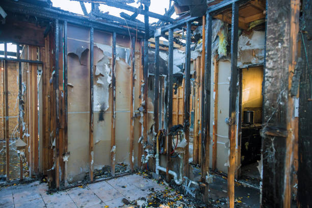 Professional Smoke Damage Restoration technician working in Cleveland, OH